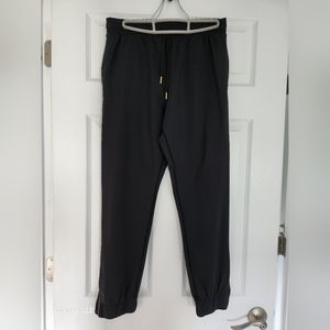 Zyia Black Everywhere Zipper Jogger